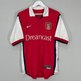 Shop 1999/00 ARSENAL HENRY #14 HOME SHIRT (M) NIKE, classic football shirts, vintage football shirts & retro soccer jerseys at Cult Kits