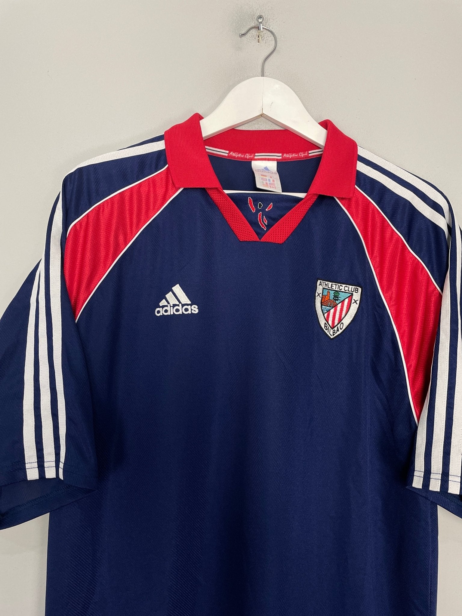 Shop 1999/00 ATHLETIC BILBAO AWAY SHIRT (XL) ADIDAS, classic football shirts, vintage football shirts & retro soccer jerseys at Cult Kits
