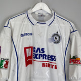Shop 1999/00 ATLETICO CELAYA HOME SHIRT (XL) GARCIS, classic football shirts, vintage football shirts & retro soccer jerseys at Cult Kits