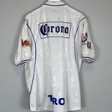 Shop 1999/00 ATLETICO CELAYA HOME SHIRT (XL) GARCIS, classic football shirts, vintage football shirts & retro soccer jerseys at Cult Kits