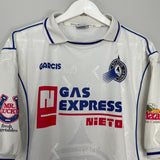 Shop 1999/00 ATLETICO CELAYA HOME SHIRT (XL) GARCIS, classic football shirts, vintage football shirts & retro soccer jerseys at Cult Kits
