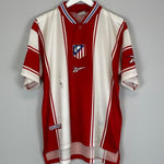 1999/00 ATLETICO MADRID HOME SHIRT (L) REEBOK - Cult Kits - Large - Buy Vintage Football Shirts, Authentic Retro Football Shirts For Sale, Classic Football Shirts & Soccer Jersey