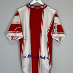 1999/00 ATLETICO MADRID HOME SHIRT (L) REEBOK - Cult Kits - Large - Buy Vintage Football Shirts, Authentic Retro Football Shirts For Sale, Classic Football Shirts & Soccer Jersey