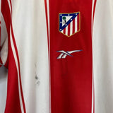 1999/00 ATLETICO MADRID HOME SHIRT (L) REEBOK - Cult Kits - Large - Buy Vintage Football Shirts, Authentic Retro Football Shirts For Sale, Classic Football Shirts & Soccer Jersey