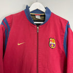 Shop 1999/00 BARCELONA HERITAGE JACKET (L) NIKE, classic football shirts, vintage football shirts & retro soccer jerseys at Cult Kits