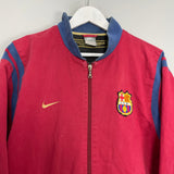 Shop 1999/00 BARCELONA HERITAGE JACKET (L) NIKE, classic football shirts, vintage football shirts & retro soccer jerseys at Cult Kits