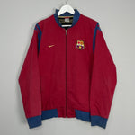 Shop 1999/00 BARCELONA HERITAGE JACKET (L) NIKE, classic football shirts, vintage football shirts & retro soccer jerseys at Cult Kits