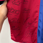 Shop 1999/00 BARCELONA *SQUAD SIGNED* HOME SHIRT (L) NIKE, classic football shirts, vintage football shirts & retro soccer jerseys at Cult Kits