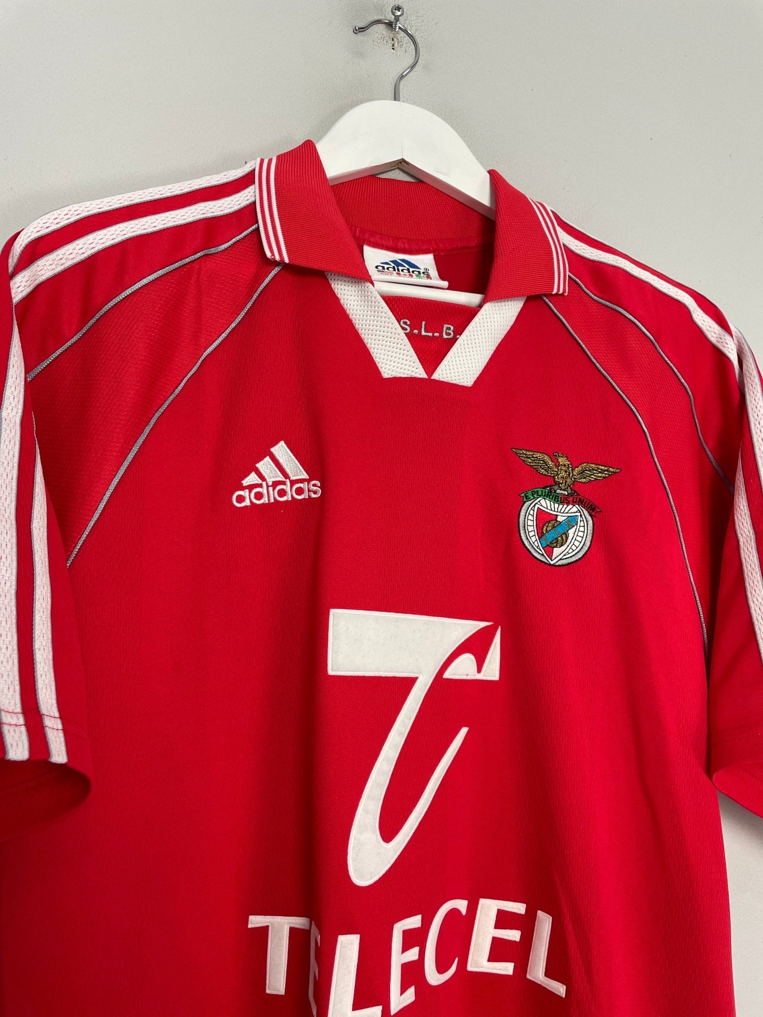 Shop 1999/00 BENFICA HOME SHIRT (S) ADIDAS, classic football shirts, vintage football shirts & retro soccer jerseys at Cult Kits