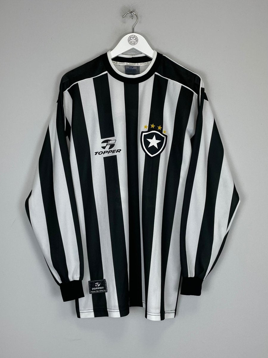 1999/00 BOTAFOGO 10 L/S HOME SHIRT (L) TOPPER - Cult Kits - Large - Buy Vintage Football Shirts, Authentic Retro Football Shirts For Sale, Classic Football Shirts & Soccer Jersey