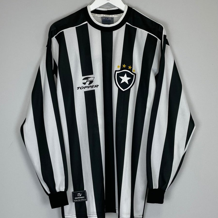 1999/00 BOTAFOGO 10 L/S HOME SHIRT (L) TOPPER - Cult Kits - Large - Buy Vintage Football Shirts, Authentic Retro Football Shirts For Sale, Classic Football Shirts & Soccer Jersey