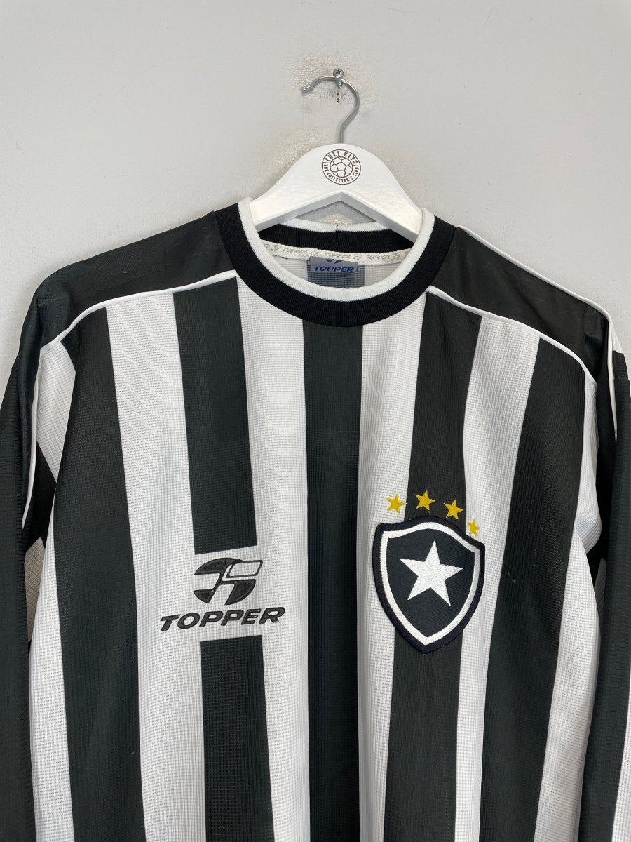 1999/00 BOTAFOGO 10 L/S HOME SHIRT (L) TOPPER - Cult Kits - Large - Buy Vintage Football Shirts, Authentic Retro Football Shirts For Sale, Classic Football Shirts & Soccer Jersey