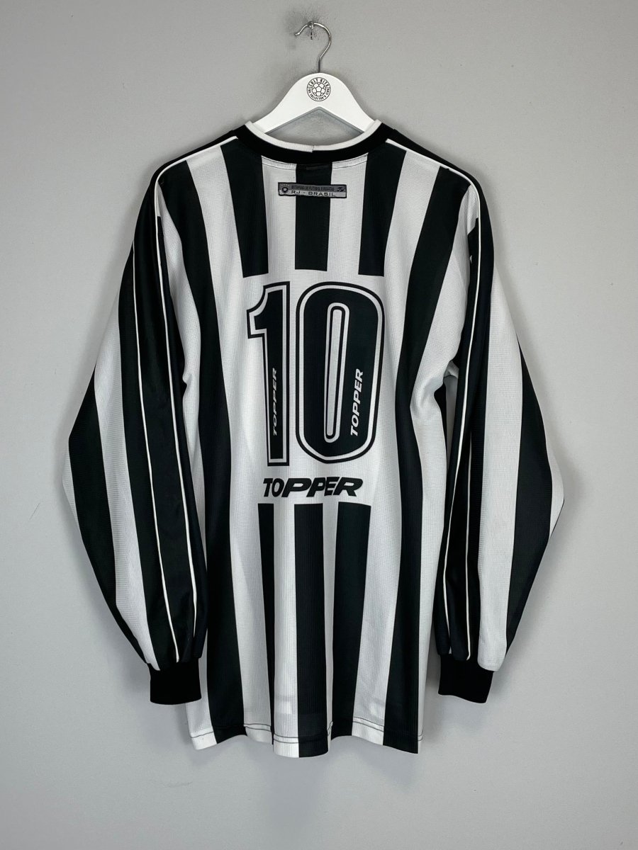 1999/00 BOTAFOGO 10 L/S HOME SHIRT (L) TOPPER - Cult Kits - Large - Buy Vintage Football Shirts, Authentic Retro Football Shirts For Sale, Classic Football Shirts & Soccer Jersey