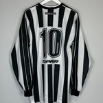 1999/00 BOTAFOGO 10 L/S HOME SHIRT (L) TOPPER - Cult Kits - Large - Buy Vintage Football Shirts, Authentic Retro Football Shirts For Sale, Classic Football Shirts & Soccer Jersey