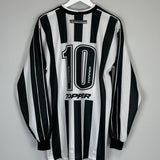1999/00 BOTAFOGO 10 L/S HOME SHIRT (L) TOPPER - Cult Kits - Large - Buy Vintage Football Shirts, Authentic Retro Football Shirts For Sale, Classic Football Shirts & Soccer Jersey