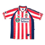 Buy 1999/00 Chivas Guadalajara Home Shirt (M) Atletica ~ Free worldwide shipping available ~ Authentic Vintage Football Shirts from Cult Kits