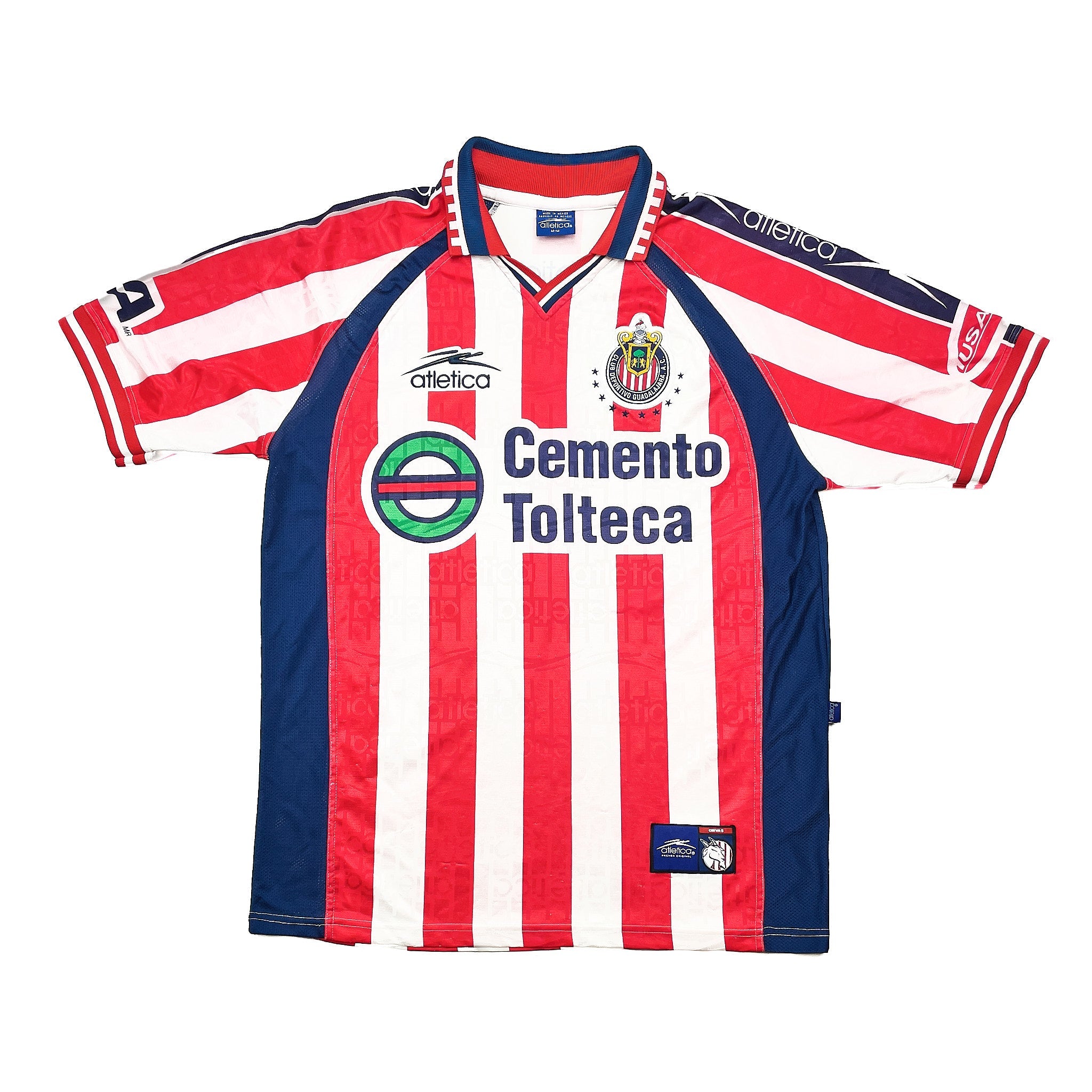 Buy 1999/00 Chivas Guadalajara Home Shirt (M) Atletica ~ Free worldwide shipping available ~ Authentic Vintage Football Shirts from Cult Kits