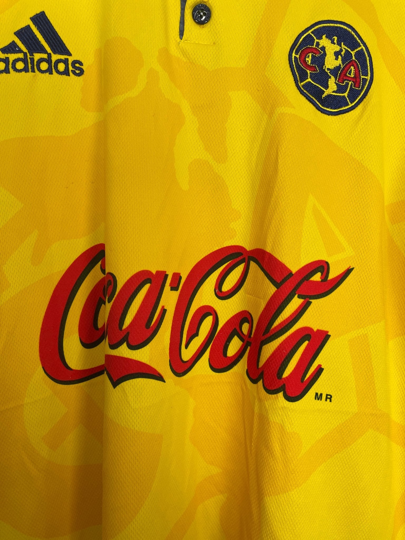 Shop 1999/00 CLUB AMERICA HOME SHIRT (L) ADIDAS, classic football shirts, vintage football shirts & retro soccer jerseys at Cult Kits