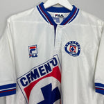Shop 1999/00 CRUZ AZUL AWAY SHIRT (L) FILA, classic football shirts, vintage football shirts & retro soccer jerseys at Cult Kits