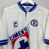Shop 1999/00 CRUZ AZUL AWAY SHIRT (L) FILA, classic football shirts, vintage football shirts & retro soccer jerseys at Cult Kits