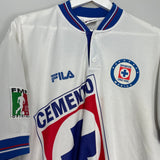 Shop 1999/00 CRUZ AZUL AWAY SHIRT (L) FILA, classic football shirts, vintage football shirts & retro soccer jerseys at Cult Kits