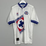 Shop 1999/00 CRUZ AZUL AWAY SHIRT (L) FILA, classic football shirts, vintage football shirts & retro soccer jerseys at Cult Kits