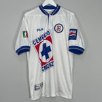 Shop 1999/00 CRUZ AZUL AWAY SHIRT (XL) FILA, classic football shirts, vintage football shirts & retro soccer jerseys at Cult Kits