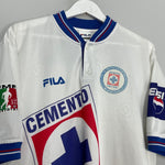 Shop 1999/00 CRUZ AZUL AWAY SHIRT (XL) FILA, classic football shirts, vintage football shirts & retro soccer jerseys at Cult Kits