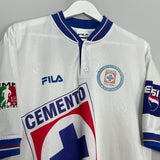 Shop 1999/00 CRUZ AZUL AWAY SHIRT (XL) FILA, classic football shirts, vintage football shirts & retro soccer jerseys at Cult Kits