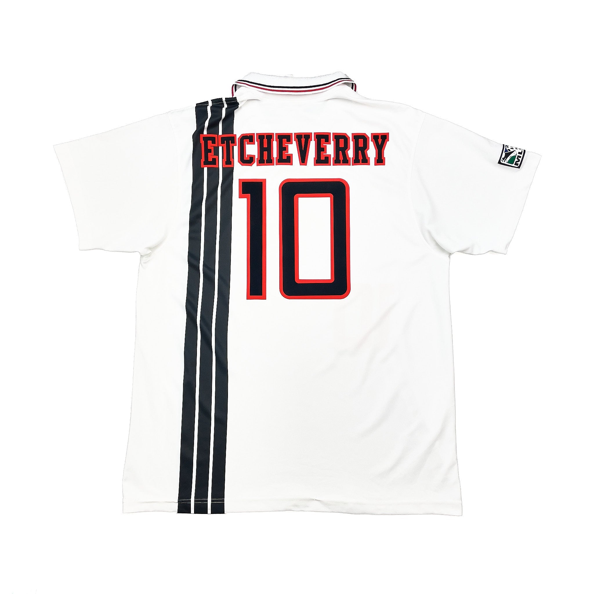 Buy 1999/00 DC United Etcheverry 10 Away Shirt (XL) Adidas ~ Free worldwide shipping available ~ Authentic Vintage Football Shirts from Cult Kits