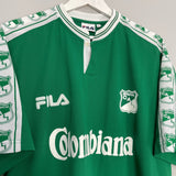 Shop 1999/00 DEPORTIVO CALI HOME SHIRT (L) FILA, classic football shirts, vintage football shirts & retro soccer jerseys at Cult Kits