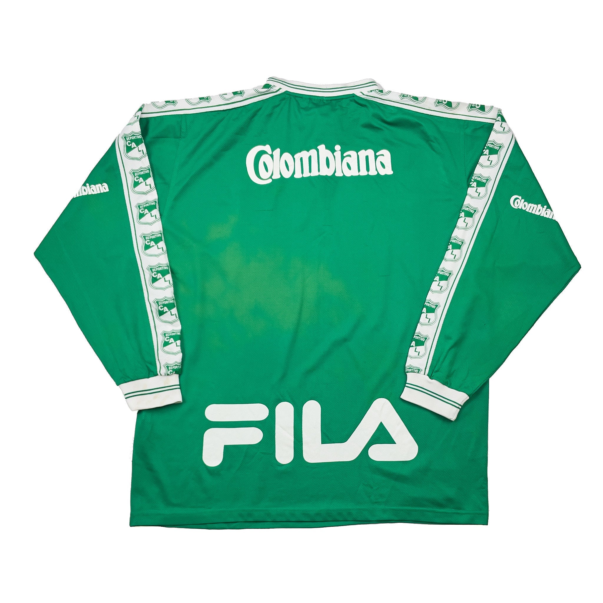 Buy 1999/00 Deportivo Cali L/S Home Shirt (L) Fila ~ Free worldwide shipping available ~ Authentic Vintage Football Shirts from Cult Kits