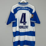 Shop 1999/00 DUISBURG WOHLERT #4 *MATCH ISSUE* HOME SHIRT (XXL) UHLSPORT, classic football shirts, vintage football shirts & retro soccer jerseys at Cult Kits