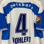 Shop 1999/00 DUISBURG WOHLERT #4 *MATCH ISSUE* HOME SHIRT (XXL) UHLSPORT, classic football shirts, vintage football shirts & retro soccer jerseys at Cult Kits
