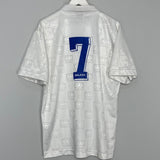 Shop 1999/00 EL SALVADOR #7 AWAY SHIRT (XL) GALAXIA, classic football shirts, vintage football shirts & retro soccer jerseys at Cult Kits