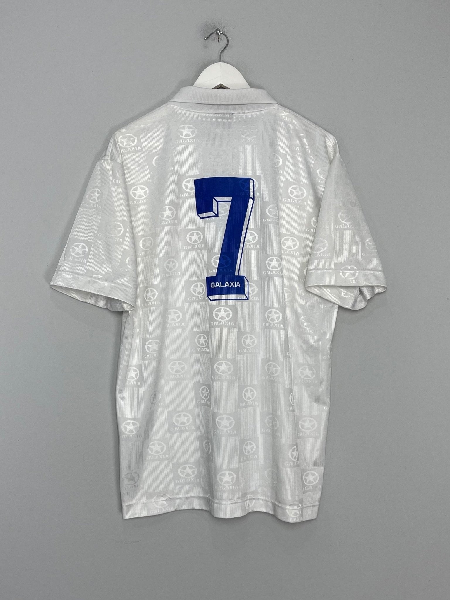Shop 1999/00 EL SALVADOR #7 AWAY SHIRT (XL) GALAXIA, classic football shirts, vintage football shirts & retro soccer jerseys at Cult Kits
