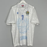 Shop 1999/00 EL SALVADOR #7 AWAY SHIRT (XL) GALAXIA, classic football shirts, vintage football shirts & retro soccer jerseys at Cult Kits