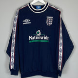 Shop 1999/00 ENGLAND JUMPER (M) UMBRO, classic football shirts, vintage football shirts & retro soccer jerseys at Cult Kits