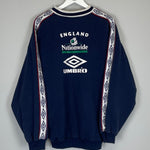 Shop 1999/00 ENGLAND JUMPER (M) UMBRO, classic football shirts, vintage football shirts & retro soccer jerseys at Cult Kits