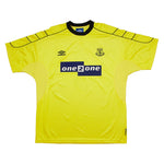 Buy 1999/00 Everton Campbell 9 Away Shirt (XL) Umbro ~ Free worldwide shipping ~ Authentic Vintage Football Shirts from Cult Kits