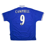 Buy 1999/00 Everton Campbell 9 Home Shirt (XXL) Umbro ~ Free worldwide shipping ~ Authentic Vintage Football Shirts from Cult Kits