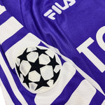 Buy 1999/00 FIORENTINA TAROZZI 27 *MATCH WORN vs MANCHESTER UNITED* C/L HOME SHIRT (XL) FILA ~ Free worldwide shipping available ~ Authentic Vintage Football Shirts from Cult Kits