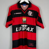 1999/00 FLAMENGO 11 HOME SHIRT (M) UMBRO - Cult Kits - Medium - Buy Vintage Football Shirts, Authentic Retro Football Shirts For Sale, Classic Football Shirts & Soccer Jersey