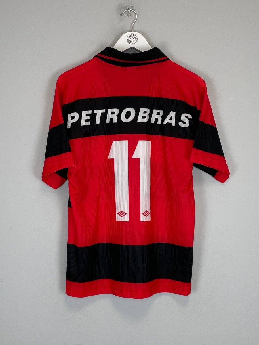 1999/00 FLAMENGO 11 HOME SHIRT (M) UMBRO - Cult Kits - Medium - Buy Vintage Football Shirts, Authentic Retro Football Shirts For Sale, Classic Football Shirts & Soccer Jersey