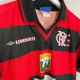 1999/00 FLAMENGO 11 HOME SHIRT (M) UMBRO - Cult Kits - Medium - Buy Vintage Football Shirts, Authentic Retro Football Shirts For Sale, Classic Football Shirts & Soccer Jersey