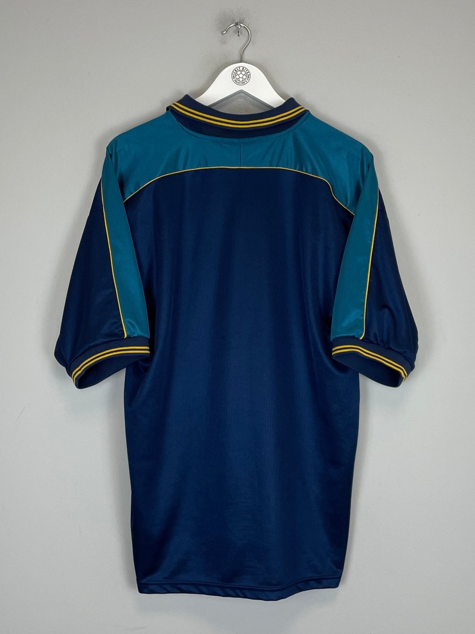 Shop 1999/00 HUDDERSFIELD AWAY SHIRT (L) MITRE, classic football shirts, vintage football shirts & retro soccer jerseys at Cult Kits