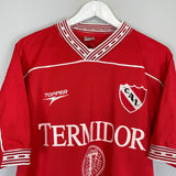 Shop 1999/00 INDEPENDIENTE #8 HOME SHIRT (M) TOPPER, classic football shirts, vintage football shirts & retro soccer jerseys at Cult Kits