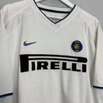 Shop 1999/00 INTER MILAN AWAY SHIRT (L) NIKE, classic football shirts, vintage football shirts & retro soccer jerseys at Cult Kits