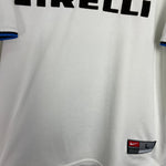 Shop 1999/00 INTER MILAN AWAY SHIRT (L) NIKE, classic football shirts, vintage football shirts & retro soccer jerseys at Cult Kits