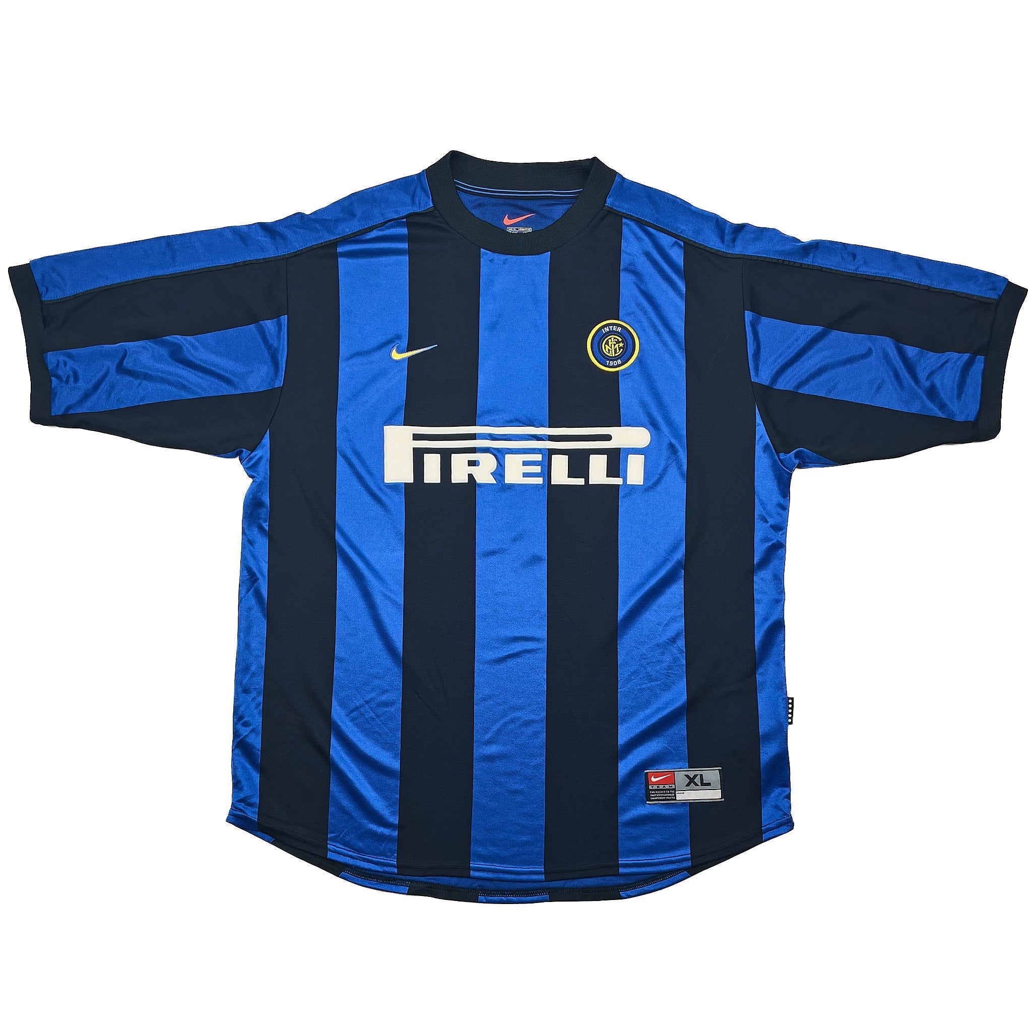 Buy 1999/00 Inter Milan Baggio 18 Home Shirt (XL) Nike ~ Free worldwide shipping available ~ Authentic Vintage Football Shirts from Cult Kits